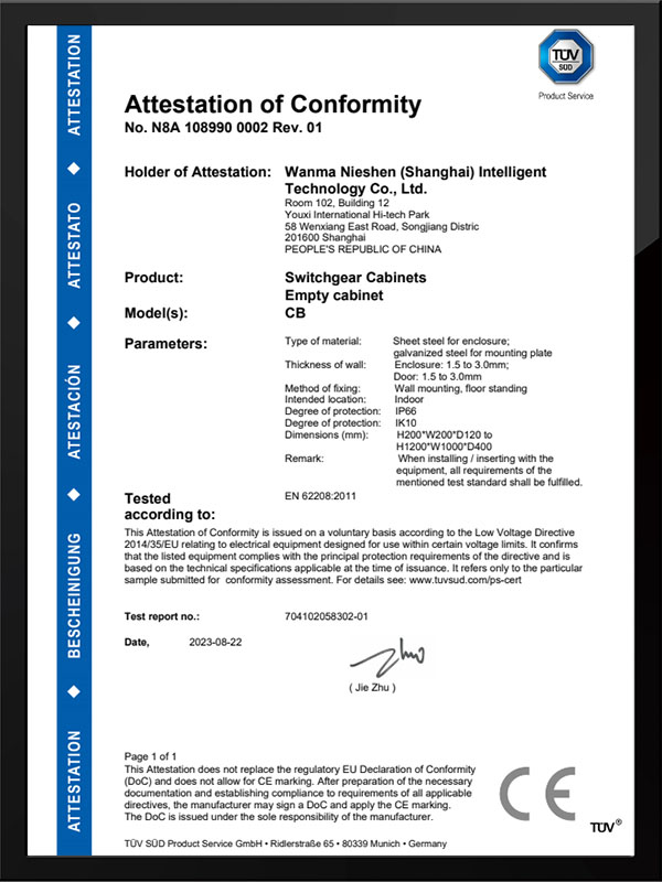 Atestado de Conformidade