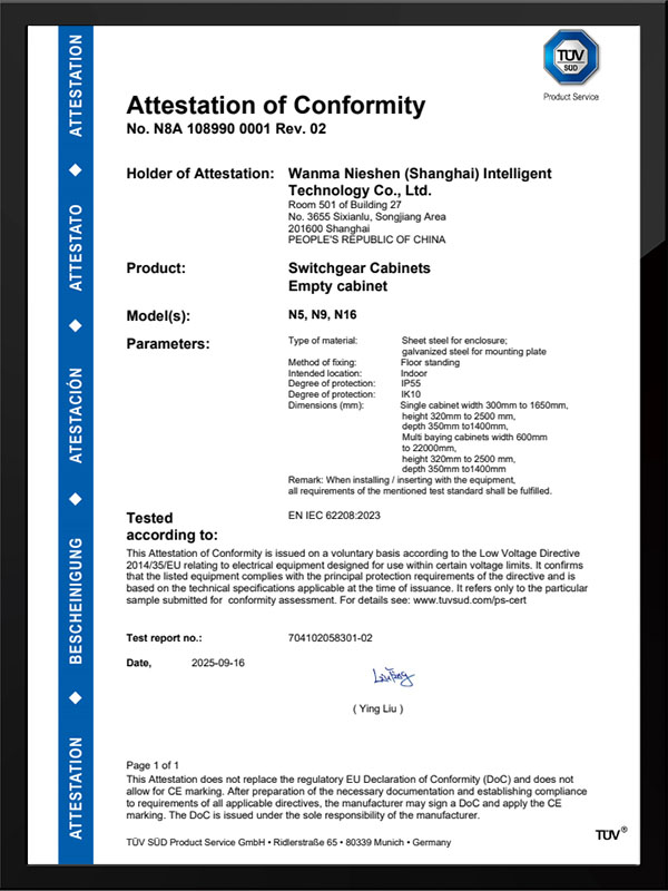 Atestado de Conformidade