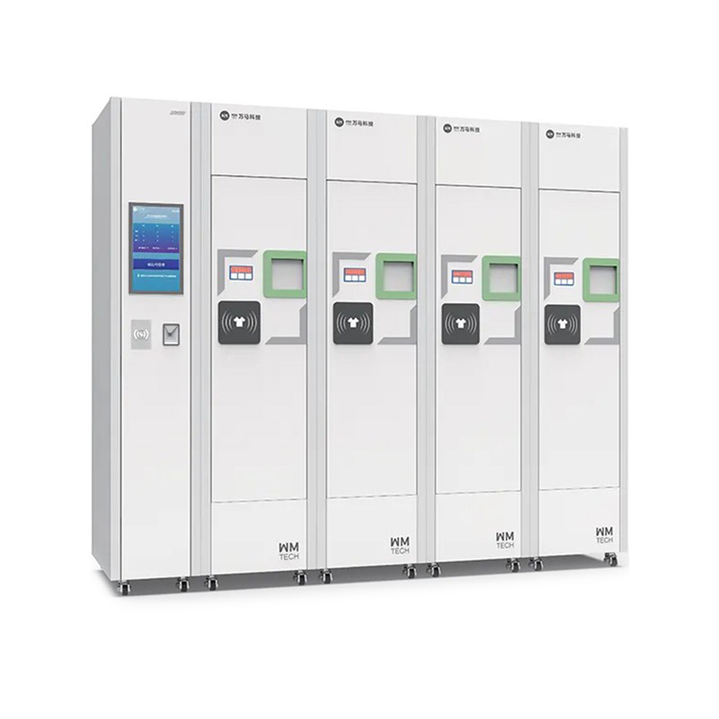 Máquina de envio inteligente de roupas e sapatos em cadeia