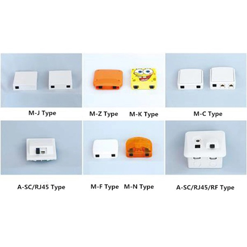 Solução de fibra - Caixa de soquete de fibra óptica